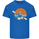Kayak Kayaking Canoe Canoeing Water Sports Mens Cotton T-Shirt Tee Top Royal Blue
