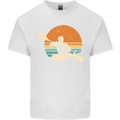 Kayak Kayaking Canoe Canoeing Water Sports Mens Cotton T-Shirt Tee Top White