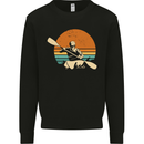 Kayak Kayaking Canoe Canoeing Water Sports Mens Sweatshirt Jumper Black