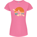 Kayak Kayaking Canoe Canoeing Water Sports Womens Petite Cut T-Shirt Azalea