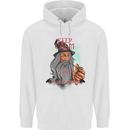 Keep Calm & Let That Shit Go Weed Drugs Childrens Kids Hoodie White