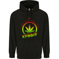 Keep Calm and Love Reggae Music Childrens Kids Hoodie Black
