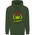Keep Calm and Love Reggae Music Childrens Kids Hoodie Forest Green