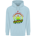 Keep Calm and Love Reggae Music Childrens Kids Hoodie Light Blue