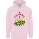 Keep Calm and Love Reggae Music Childrens Kids Hoodie Light Pink