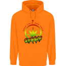 Keep Calm and Love Reggae Music Childrens Kids Hoodie Orange