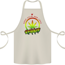 Keep Calm and Love Reggae Music Cotton Apron 100% Organic Natural