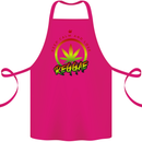 Keep Calm and Love Reggae Music Cotton Apron 100% Organic Pink