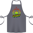 Keep Calm and Love Reggae Music Cotton Apron 100% Organic Steel