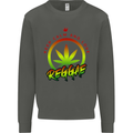 Keep Calm and Love Reggae Music Kids Sweatshirt Jumper Storm Grey