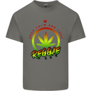 Keep Calm and Love Reggae Music Kids T-Shirt Childrens Charcoal