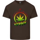 Keep Calm and Love Reggae Music Kids T-Shirt Childrens Chocolate