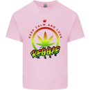 Keep Calm and Love Reggae Music Kids T-Shirt Childrens Light Pink