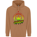 Keep Calm and Love Reggae Music Mens 80% Cotton Hoodie Caramel Latte