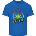 Keep Calm and Love Reggae Music Mens Cotton T-Shirt Tee Top Royal Blue