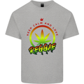 Keep Calm and Love Reggae Music Mens Cotton T-Shirt Tee Top Sports Grey