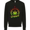 Keep Calm and Love Reggae Music Mens Sweatshirt Jumper Black