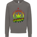 Keep Calm and Love Reggae Music Mens Sweatshirt Jumper Charcoal