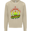 Keep Calm and Love Reggae Music Mens Sweatshirt Jumper Sand
