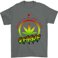 Keep Calm and Love Reggae Music Mens T-Shirt Cotton Gildan Charcoal
