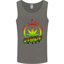 Keep Calm and Love Reggae Music Mens Vest Tank Top Charcoal