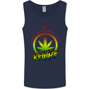 Keep Calm and Love Reggae Music Mens Vest Tank Top Navy Blue