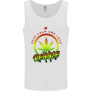 Keep Calm and Love Reggae Music Mens Vest Tank Top White