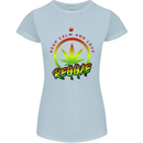 Keep Calm and Love Reggae Music Womens Petite Cut T-Shirt Light Blue