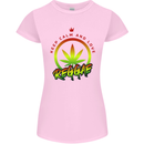 Keep Calm and Love Reggae Music Womens Petite Cut T-Shirt Light Pink
