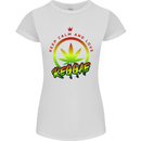 Keep Calm and Love Reggae Music Womens Petite Cut T-Shirt White