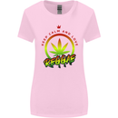 Keep Calm and Love Reggae Music Womens Wider Cut T-Shirt Light Pink