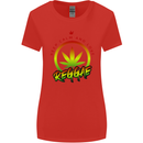 Keep Calm and Love Reggae Music Womens Wider Cut T-Shirt Red