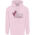 Keep It Shrimple Funny Shrimp Prawns Childrens Kids Hoodie Light Pink
