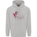 Keep It Shrimple Funny Shrimp Prawns Childrens Kids Hoodie Sports Grey