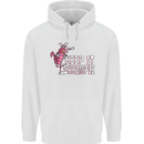 Keep It Shrimple Funny Shrimp Prawns Childrens Kids Hoodie White