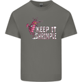 Keep It Shrimple Funny Shrimp Prawns Kids T-Shirt Childrens Charcoal