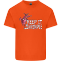 Keep It Shrimple Funny Shrimp Prawns Kids T-Shirt Childrens Orange