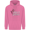 Keep It Shrimple Funny Shrimp Prawns Mens 80% Cotton Hoodie Azelea