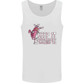 Keep It Shrimple Funny Shrimp Prawns Mens Vest Tank Top White