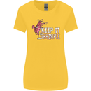 Keep It Shrimple Funny Shrimp Prawns Womens Wider Cut T-Shirt Yellow