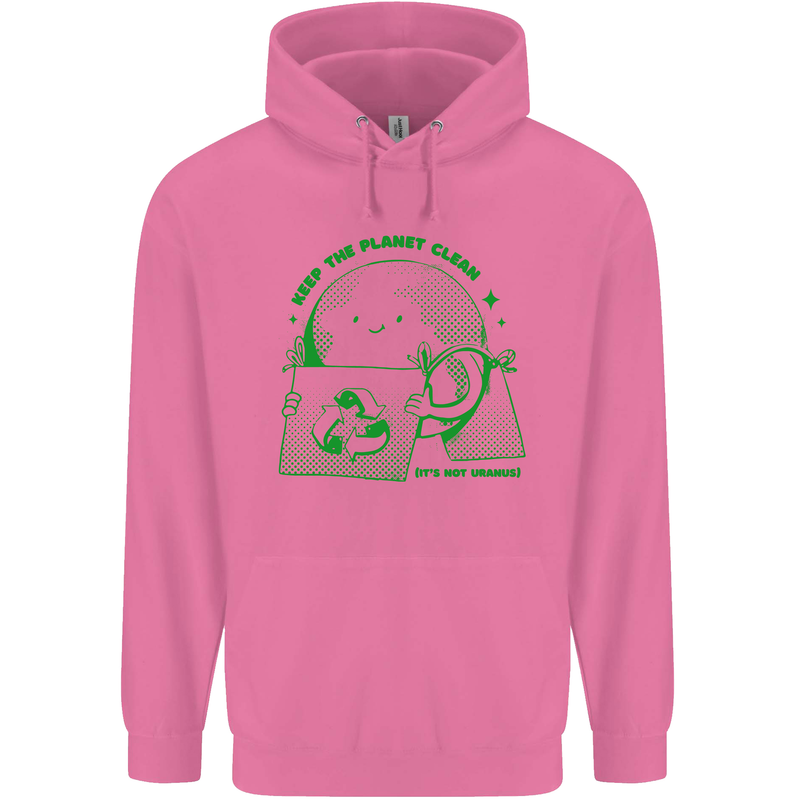 Keep the Planet Clean Climate Change Childrens Kids Hoodie Azalea
