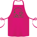 Keep the Planet Clean Climate Change Cotton Apron 100% Organic Pink