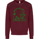 Keep the Planet Clean Climate Change Kids Sweatshirt Jumper Maroon