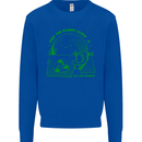 Keep the Planet Clean Climate Change Kids Sweatshirt Jumper Royal Blue