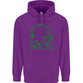 Keep the Planet Clean Climate Change Mens 80% Cotton Hoodie Purple