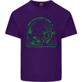 Keep the Planet Clean Climate Change Mens Cotton T-Shirt Tee Top Purple