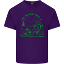 Keep the Planet Clean Climate Change Mens Cotton T-Shirt Tee Top Purple