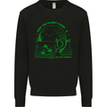 Keep the Planet Clean Climate Change Mens Sweatshirt Jumper Black