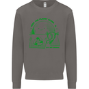 Keep the Planet Clean Climate Change Mens Sweatshirt Jumper Charcoal