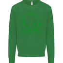 Keep the Planet Clean Climate Change Mens Sweatshirt Jumper Irish Green